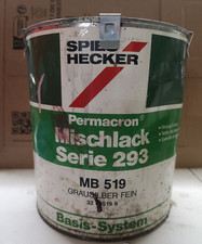 Spies Hecker Permacron Mischlack Serie 293 3,5 Liter Dose MB 519 Grausilber Fein