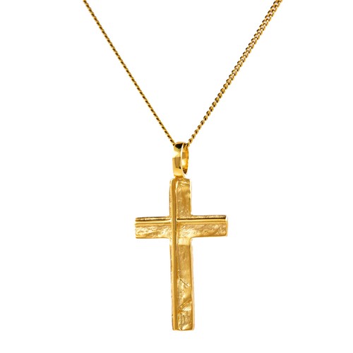 Anhänger kreuz mit - kreuz, massiver