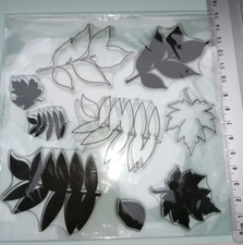 Stempel klar clear stamp Batt Blätter  Blatt Botanik Natur