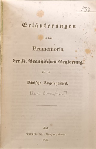 1849 dänische angelegenheit - dänische,