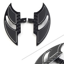 Schwarze Motorrad Trittbrett