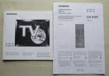 Bedienungsanleitung Siemens FS 231 VS – Chassis CS 9101 – Jahr 1991