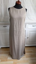 Cinque Maxi-Kleid - Gr. 42 - braun - ärmellos - Lyocell - festlich