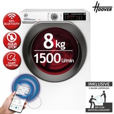 HOOVER HWQ 58AMBS/1-S FRONTLADER WASCHMASCHINE 8KG hOn-App H-WASH 500 2ML