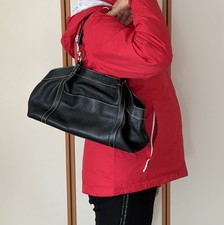 Hogan Handtasche Leder schwarz