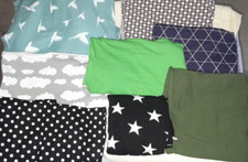 ??Viele Stoff  Reststücke verschiedene Mix Stoffpaket Jersey Sweat Baumwolle