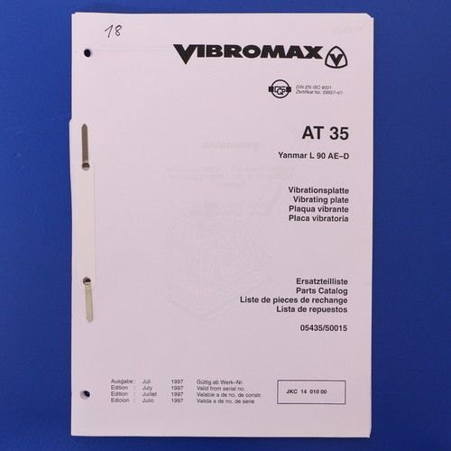 Vibromax at35 rüttelplatte - at35,