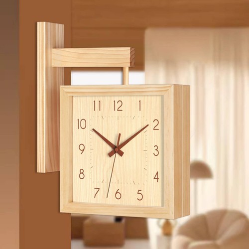 Wanduhr aus massivholz - massivholz, leises