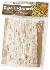 Fischernetz 100x100cm Natur