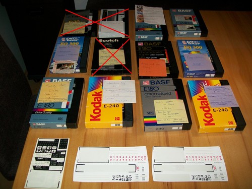 Vhs video kassetten - vhs,