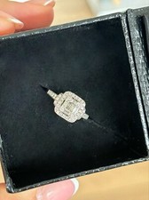 Diamond Engagement Ring in 750WG and 0,55 Carat (natural Diamonds)