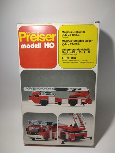 Preiser magirus drehleiter dlk - magirus-drehleiter,