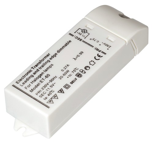 60w halogen trafo 230v - 20-60w,