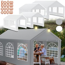 Partyzelt Pavilon 3x4m/3x6m/4x6m/4x8m Gartenpavillon Bierzelt Gartenzelt Zelt