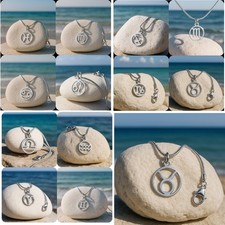 Tierkreiszeichen Kette Anhänger Halskette Kettenanhänger Edelstahl Schmuckkette