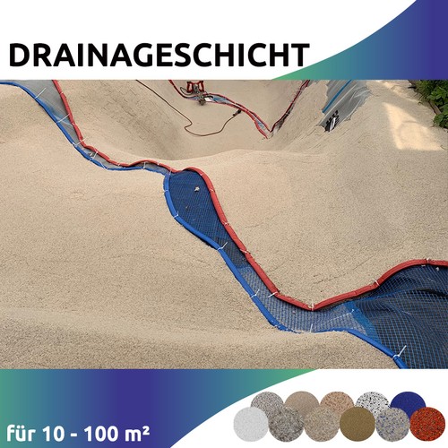 Drainage schicht für beach - drainage,