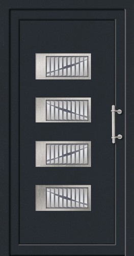 Aluminium haustür 31 - aluminium-, "b