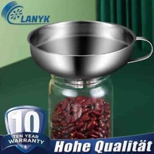 Edelstahltrichter Große