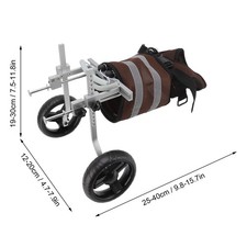 Hund Rollstuhl Verstellbares