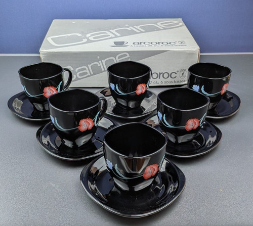 Arcoroc france kaffee set - france,