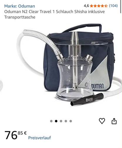 Oduman travel shisha hookah - oduman, n2