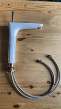 hansgrohe Pura Vida Waschtisch Armatur Chrom Weiß