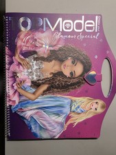 Top Model Buch mit Stickern und Malmöglichkeiten