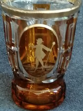  Biedermeier Ranft Fuß Becher