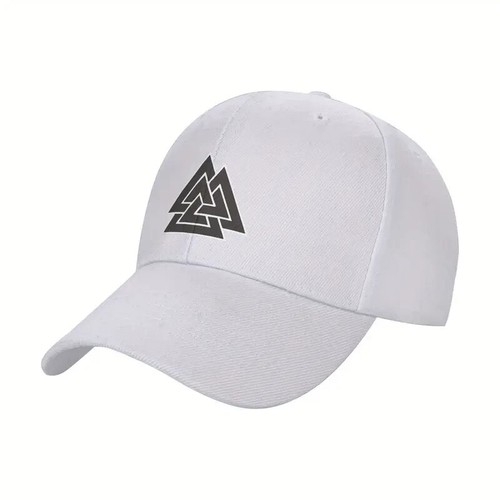Wikinger valknut weiß cap - weiß,