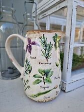 Krug Kanne Steinzeug Kräuter