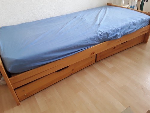 Bett aus kiefernholz mit - bett,
