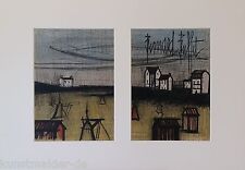 BUFFET Bernard (1928-1999) Original Lithographie "Der kleine Strand" +50x70cm PP