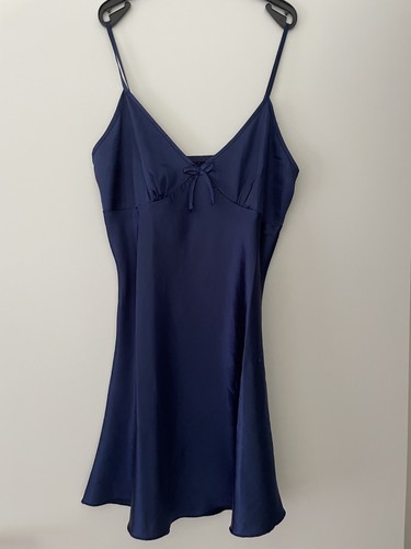Negligee blau mit schleife - blau, xs
