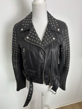 Zara echt Lederjacke mit
