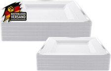 Eckige Plastikteller