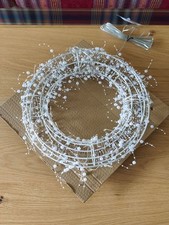 Lumida Xmas LED-Dekokranz mit 5h-Timerfunktion