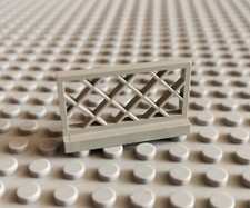 Lego Zaun Gitter Absperrung alt hellgrau 1 Stk. City System 3185 A114