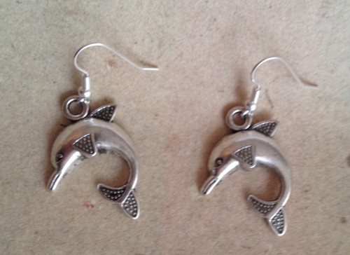 Ohrringe delfin tierohrringe - ohrringe, delfin,