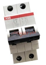 1PC Used ABB S202-C3 2P 3A