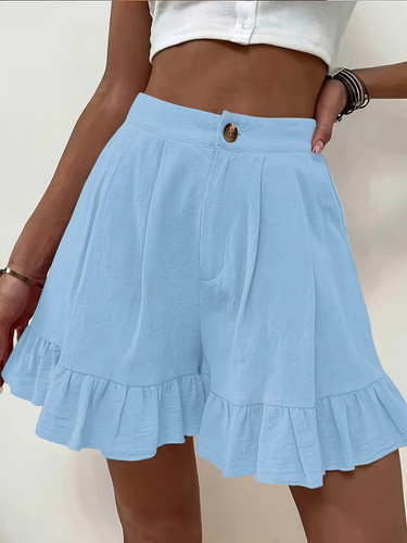 Süße shorts hellblau mit - hellblau,
