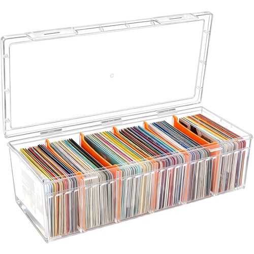 Transparente karteikarten box - karteikarten,