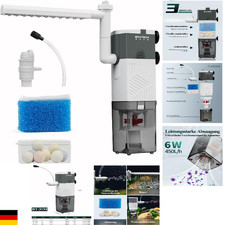 450 L/H Aquarium Filter | 4-in-1 Ultra Quiet | 3-Layer Easy Clean