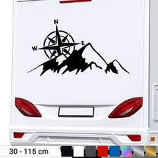Kompass Berge Aufkleber