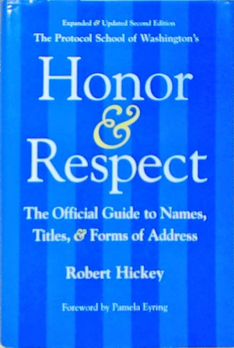 Honor respect the official - &,