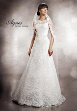 Brautkleid Mode de Pol Vintage Grösse 38 Spitze