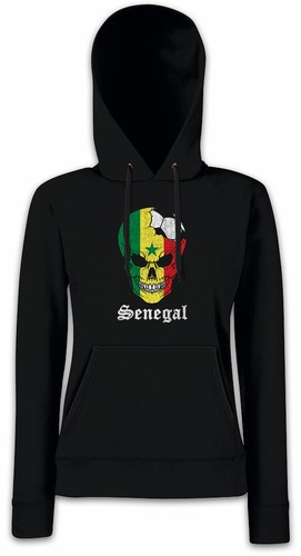 Senegal football skull damen - football, i