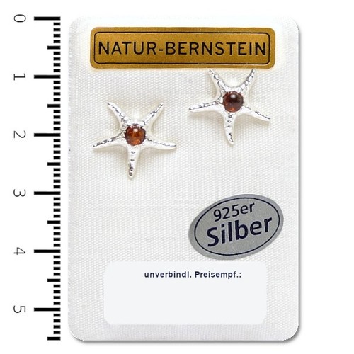 Natur bernstein ohrringe - natur,