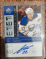 2022-23 SP Authentic Future Watch Retro Auto Rookie # RFWA2-JQ Jack Quinn /99
