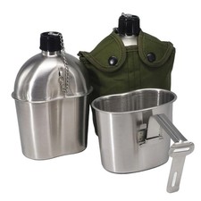 Edelstahl Feldflasche