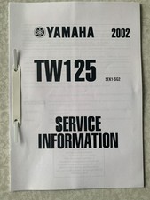 YAMAHA Serviceinformation TW125 2002 5EK1-SG2